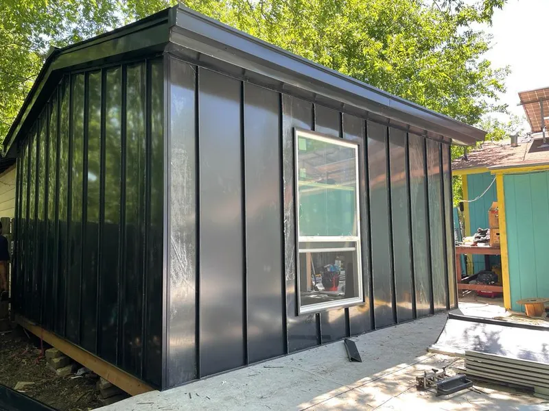 Black standing seam metal wall panels for Metal Roof Installation in Lower Merion